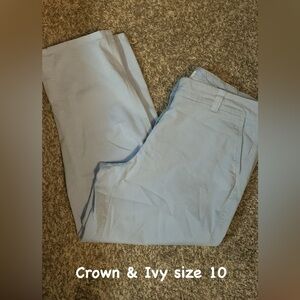 crown & ivy Gray Chinos